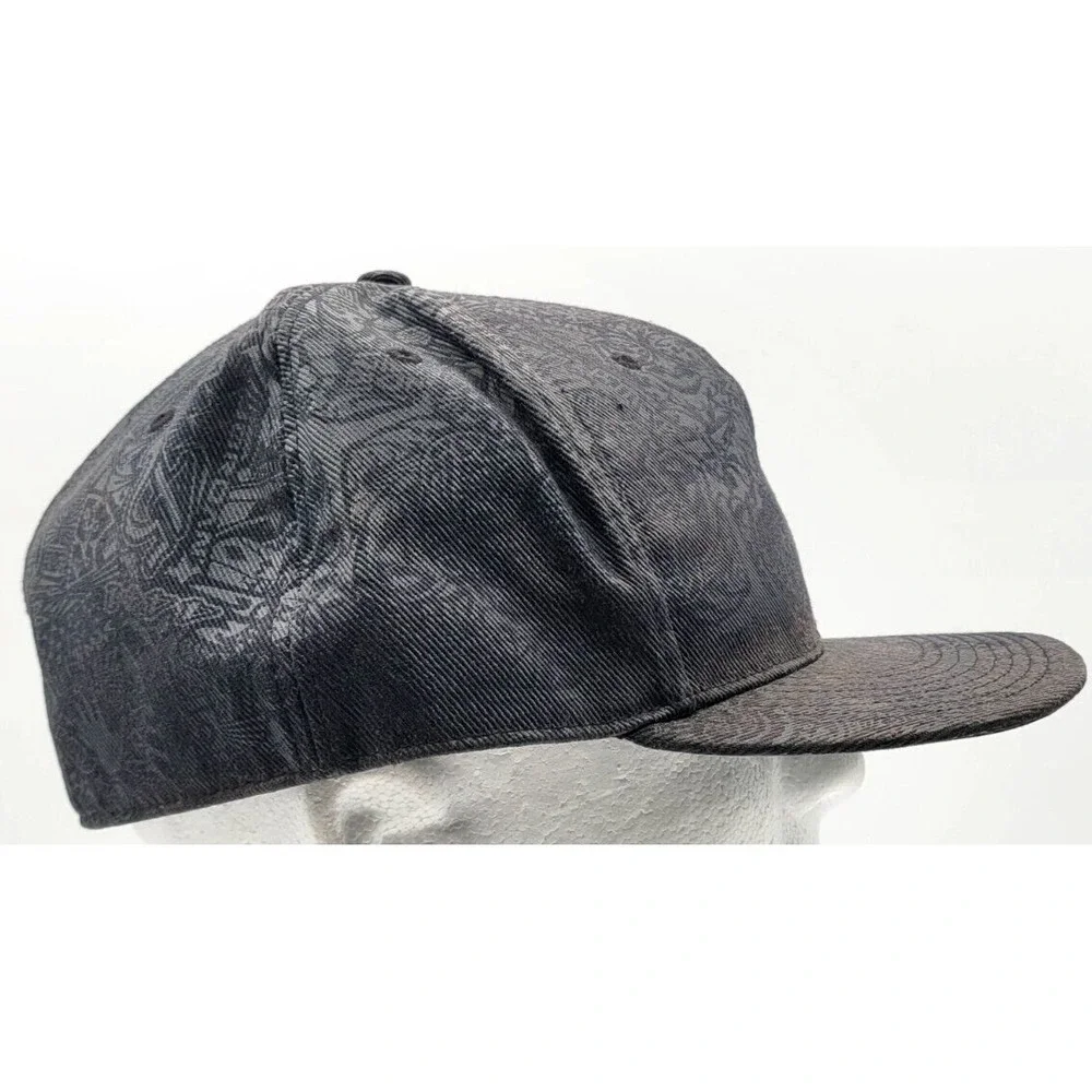 AIR JORDAN RETRO‎ JUMPMAN BLACK WHITE LOGO SNAP BACK CAP HAT MENS RARE